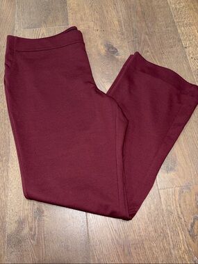Simply Vera Vera Wang Maroon Bootcut Pants XXL